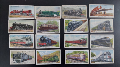Trains Of The World - 16 tupakkakorttia