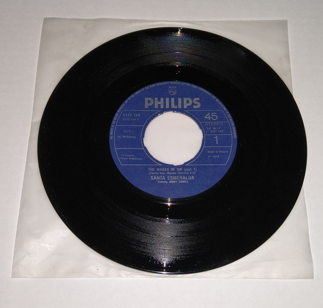 SANTA ESMERALDA SINGLE 7" PHILIPS 6172 154 VUODELTA 1978