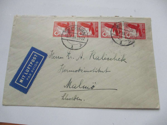 1938 Saksa lentopostikuori Malmöön