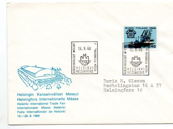 Helsinki: Kansainväliset messut (erikoisleima 19.9.1968)
