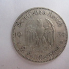 Natsi-Saksa 2 Reichsmark 1934 J Potsdam Garrison Church - pikkukuva 2