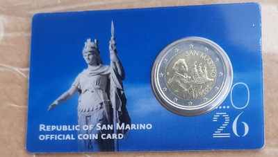 2026 San Marino 2€ coincard