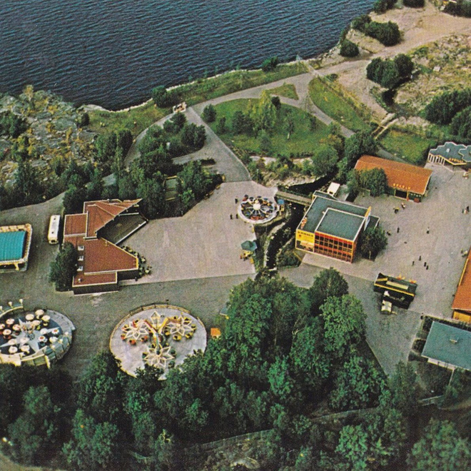Tampere. Särkänniemi. ilmakuva. e275