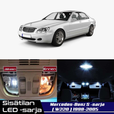 Mercedes-Benz S (W220) Sisätilan LED-sarja 24-os