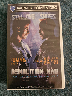 DEMOLITION MAN ( 1993 ) VHS WARNER HOME VIDEO.