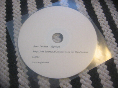 Anna Järvinen - Äppelöga (promo cds)