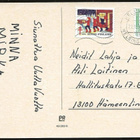 Tub Joulumerkki 1976 Soittavat tontut kortilla - pikkukuva 1