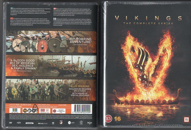 vikings complete series	(6 449)	UUSI	-FI-	DVD	nordic,	(27)