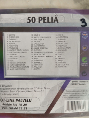 CD-ROM 50 peliä