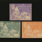 Itävalta Notgeld 10, 20, 50 Heller, Melk 1920 - pikkukuva 2