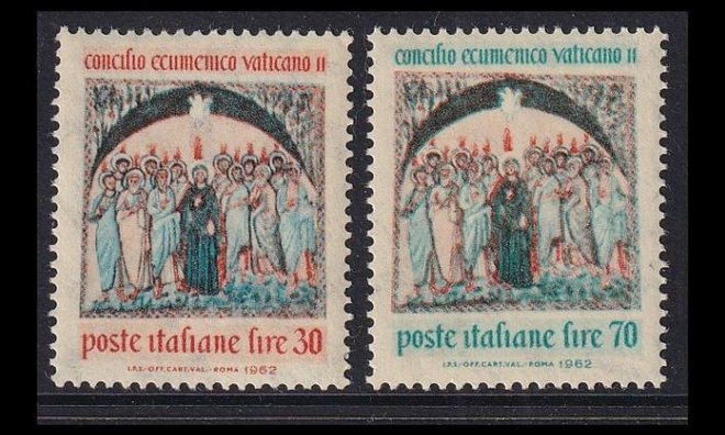 Italia 1135-6 ** Vatikaanin 2. ekumeeninen kirkolliskokous (