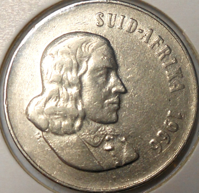 South Africa. 50 cents. 1966.  Afrikaans legend.