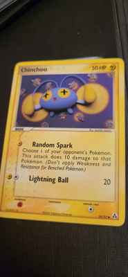 Chinchou (LM 50) EX Legend Maker common Pokemon TCG card