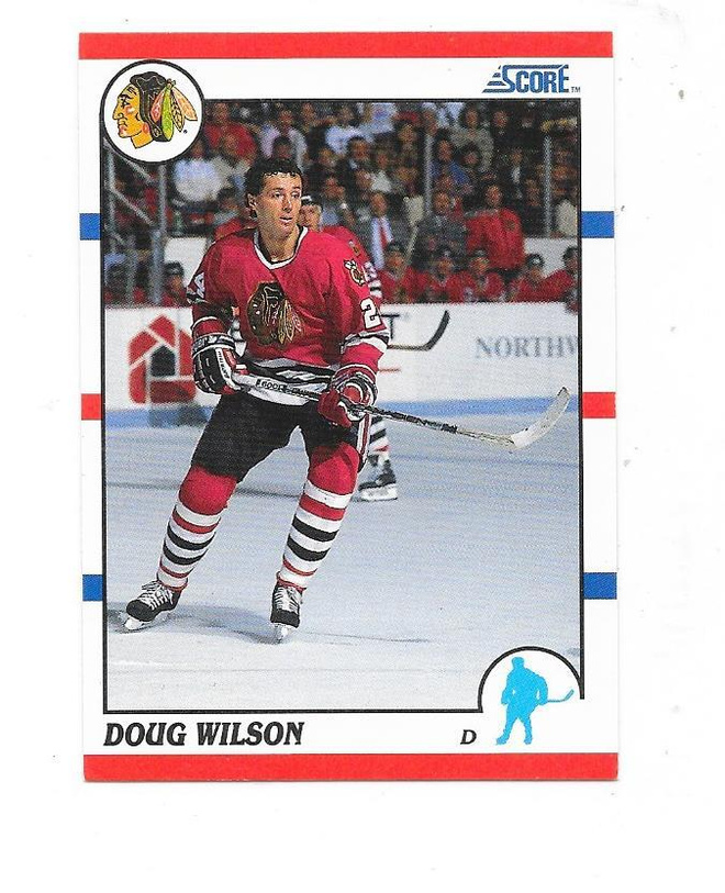 1990-91 Score #280 Doug Wilson Chicago Blackhawks
