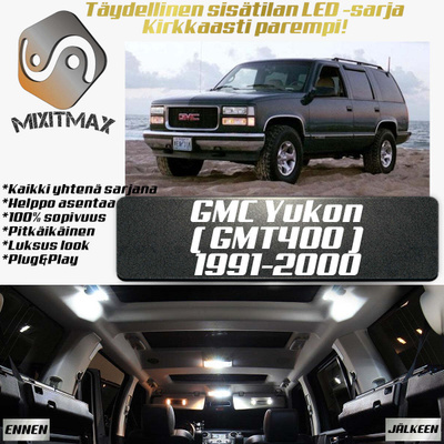 GMC Yukon (MK1) Sisätilan LED-sarja 21-osainen