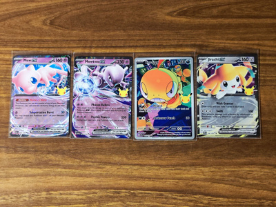 Pokémon 30th Mew EX/Mewtwo EX/Scraggy/Jirachi EX