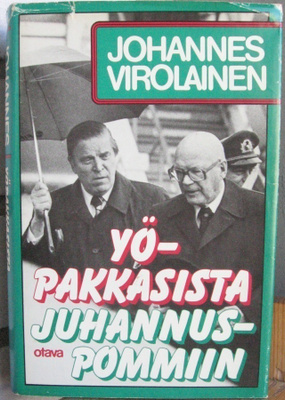 Johannes Virolainen: Yöpakkasista juhannuspommiin. 288 s.