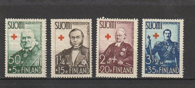1938 PunaisenRistin sarja leimaamattomana**