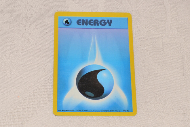 v.1999 ENERGY Pokemon kortti 102/102 (sininen)