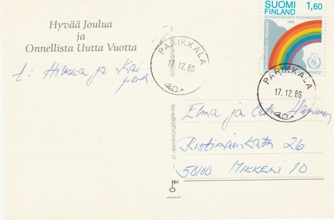 Postileima, PARIKKALA