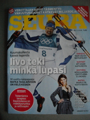 Seura lehti Nro 9/2018 (24.1)