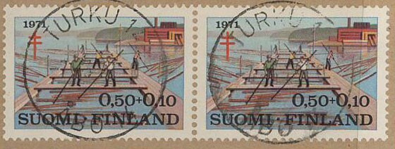 1971 50p pari, molemmissa loistoleimat