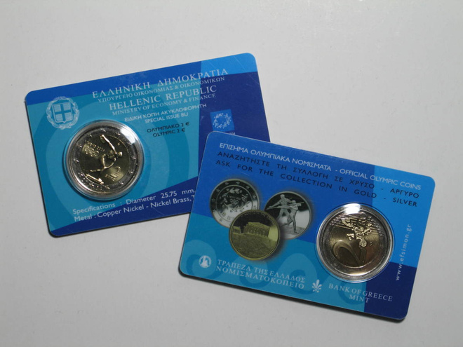 2004 KREIKKA 2€  : Olympia kiekonheittäjä BU coincard