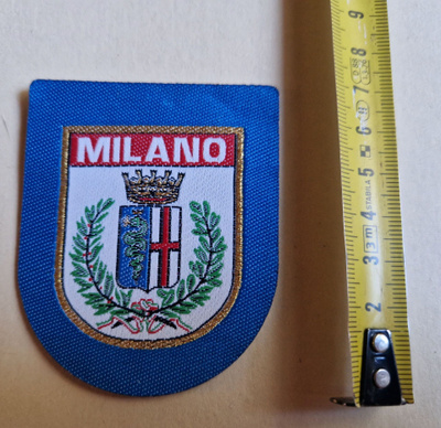 Milano Italia vintage kangasmerkki
