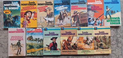 Louis Masterson-sarjan pokkarit 13 kpl