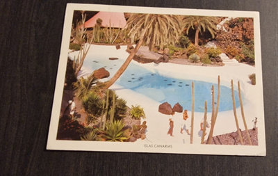 ISLAS CANARIAS, LANZAROTE, kulkenut postikortti