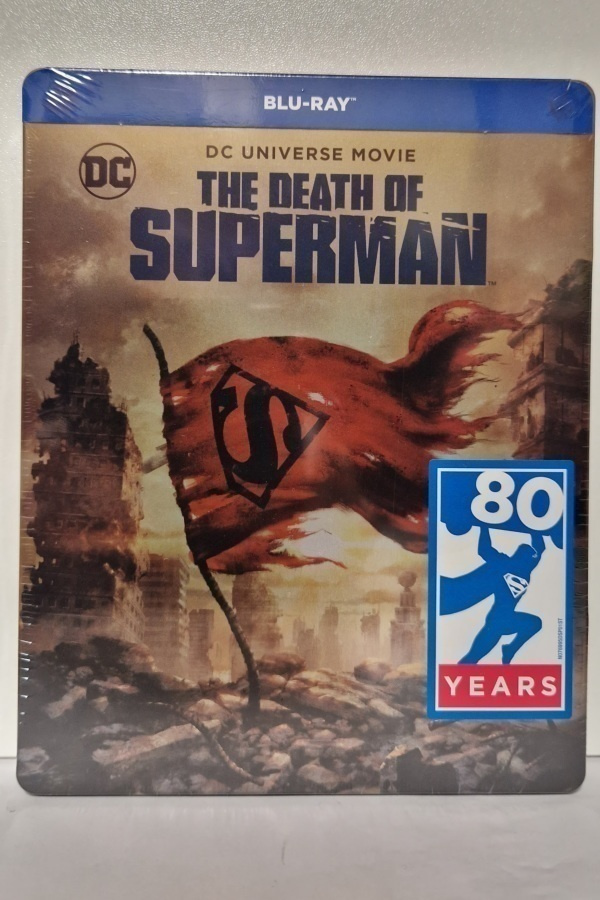 The Death Of Superman Blu-ray Steelbook UUSI!