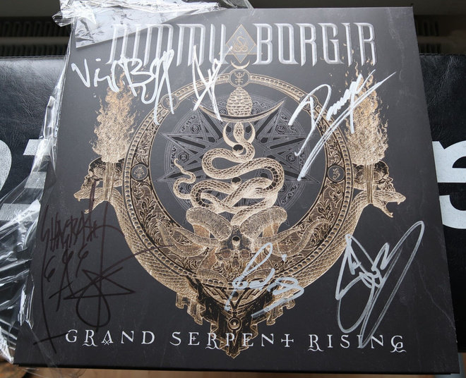 Dimmu Borgir Grand Serpent Rising Nimmarit (signed) LP