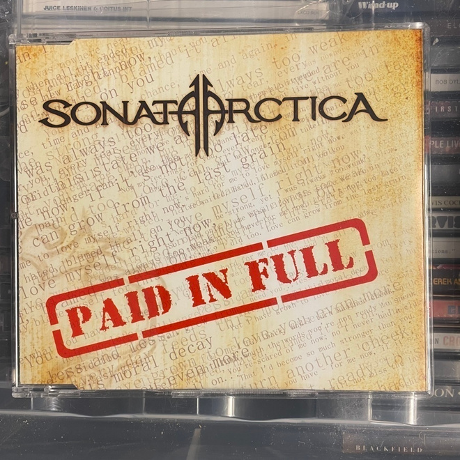 SONATA ARCTICA - Paid In Full cd-single (3 biisiä)