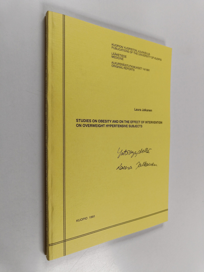 Laura Jalkanen : Studies on obesity and on the effect of ...