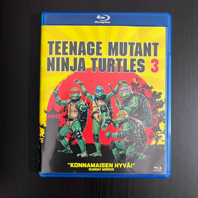 Teenage Mutant Ninja Turtles 3 - Suomijulkaisu Blu-ray