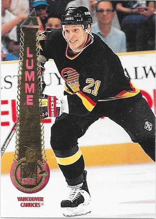 1994-95 Pinnacle #86 Jyrki Lumme Vancouver Canucks