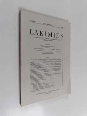 Lakimies 6/1990 : Suomalaisen lakimiesyhdistyksen aikakau...