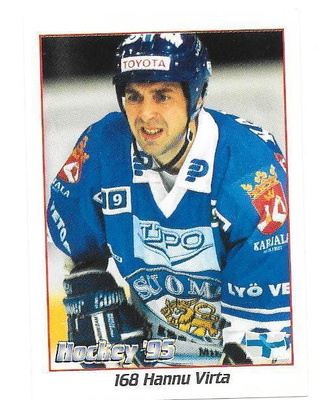 1995 Hockey VM #168 Hannu Virta Suomi TPS