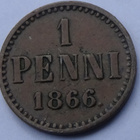 1866 1 penni tyypit 1.1 ja 2.1 kl6 - pikkukuva 3