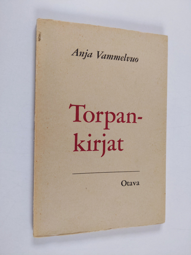 Anja Vammelvuo : Torpankirjat : runoja