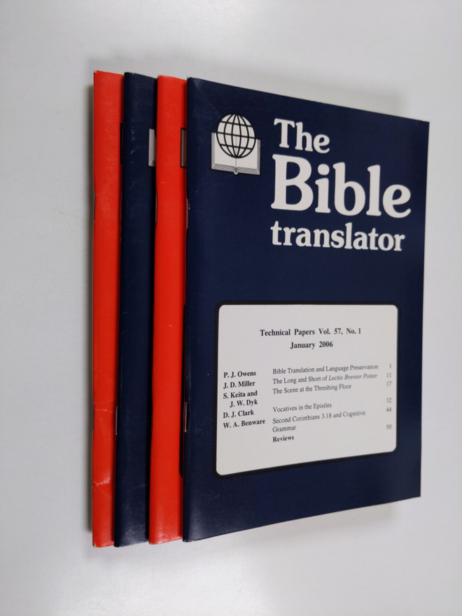 Roger L. Omanson : The bible translator - Technical paper...