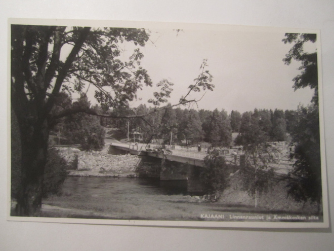 VANHA Postikortti Kajaani 1950-l  Alkup.Mallikappale