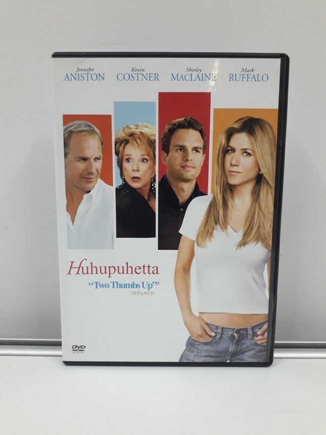 Huhupuhetta (Aniston, Ruffalo, MacLaine, Costner, dvd)