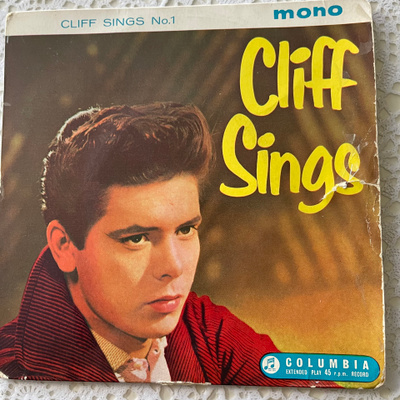 CLIFF RICHARD: Cliff Sings No.1 - EP * UK 1960