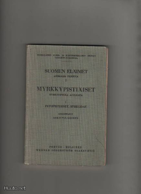 Pulkkinen, Asko: Myrkkypistiäiset, WSOY 1931, nid., K3