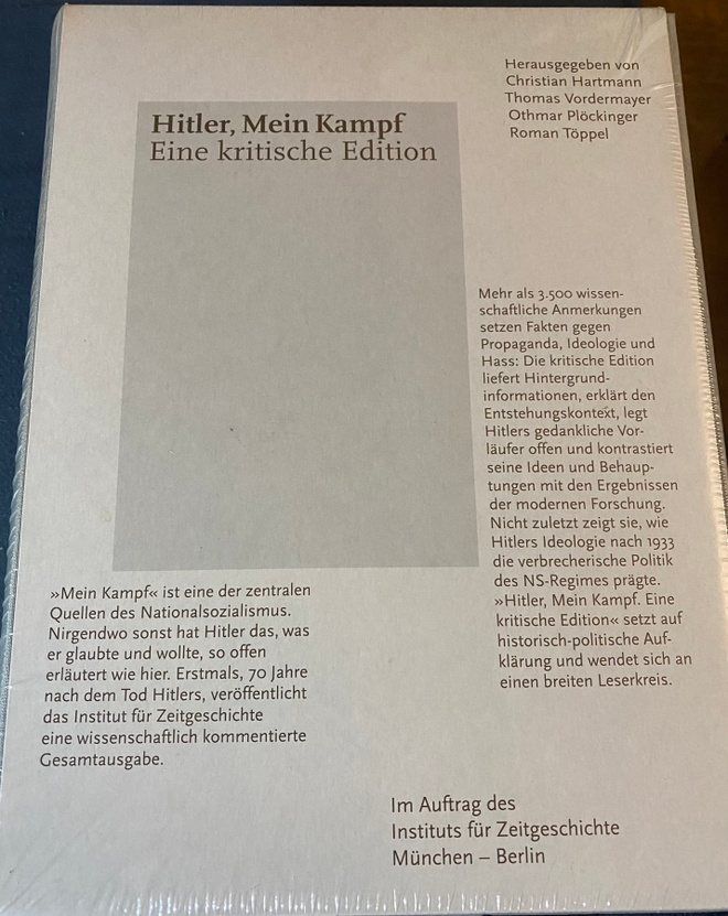 Hitler: Mein Kampf - Eine Kritische Edition box UUSI