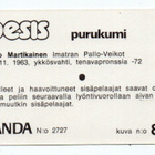Purkkakuva Panda n:o 86 TIMO MARTIKAINEN. - pikkukuva 2
