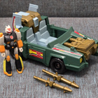 Transformers G1 ATTACK CRUISER & SPROCKET (AM) 1990 *100%* - pikkukuva 2