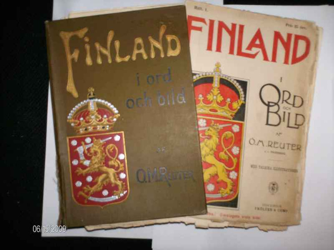REUTER: FINLAND I ORD OCH BILD (1901 VIHKOINA!!!) Sis.pk:t
