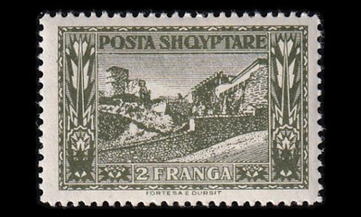 Albania 89 * Kaupungit ja rakennukset 2 Fr (1922)